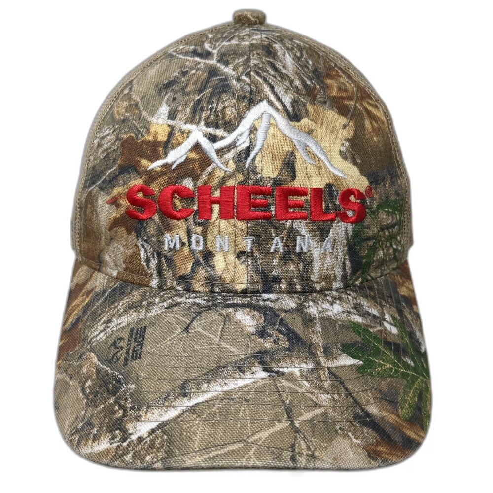 Outdoor Cap Baseball Cap Brown Camo One Size Scheels Montana Mountain Mesh Hat